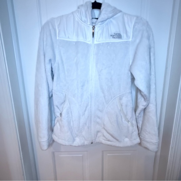 The North Face White Teddy Jacket - Picture 1 of 10